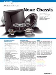 Klang + Ton: Neue Chassis (Ausgabe: 4)