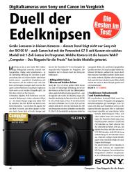 Computer - Das Magazin für die Praxis: Duell der Edelknipsen (Ausgabe: 3)