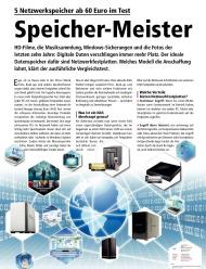 Computer - Das Magazin für die Praxis: Speicher-Meister (Ausgabe: 3)