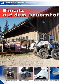 ATV & QUAD Magazin: Einsatz auf dem Bauernhof (Ausgabe: 1-2/2016)
