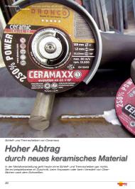 Heimwerker Praxis: Hoher Abtrag durch neues keramisches Material (Ausgabe: 4)
