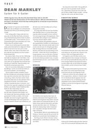 BASS PROFESSOR: Dean Markley - Saiten für 5-Saiter (Ausgabe: 1)