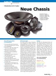 Klang + Ton: Neue Chassis (Ausgabe: 5)