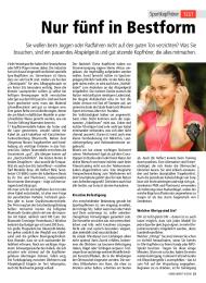 Konsument: Nur fünf in Bestform (Ausgabe: 9)