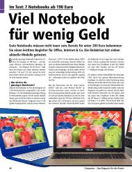 Computer - Das Magazin für die Praxis: Viel Notebook für wenig (Ausgabe: 11)