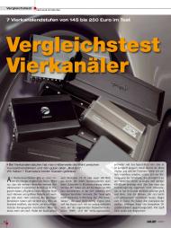 CAR & HIFI: Vergleichstest Vierkanäler (Ausgabe: 2)