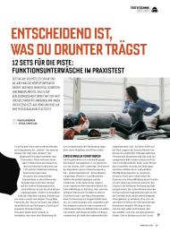 SkiMAGAZIN: Entscheidend ist, was du drunter trägst (Ausgabe: 2)