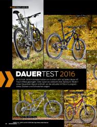 MountainBIKE: Dauertest 2016 (Ausgabe: 1)