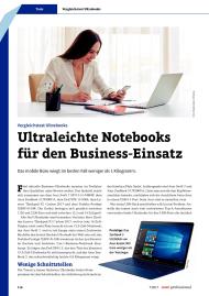 com! professional: Ultraleichte Notebooks für den Business-Einsatz (Ausgabe: 7)
