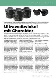 FOTOobjektiv: Ultraweitwinkel mit Charakter (Ausgabe: Nr. 192 (Dezember/Januar 2017))