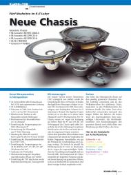 Klang + Ton: Neue Chassis (Ausgabe: 4)