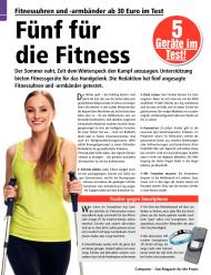 Computer - Das Magazin für die Praxis: Fünf für die Fitness (Ausgabe: 5)