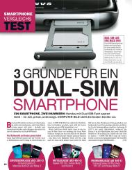 Computer Bild: 3 Gründe für ein Dual-SIM-Smartphone (Ausgabe: 18)