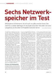 AndroidWelt: Sechs Netzwerkspeicher im Test (Ausgabe: 6)