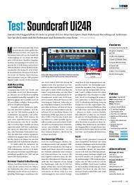 Beat: Soundcraft Ui24R (Ausgabe: 1)