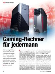 PC Magazin/PCgo: Gaming-Rechner für jedermann (Ausgabe: 1)