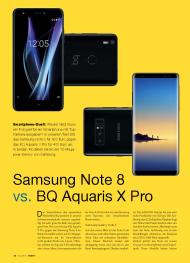 ColorFoto: Samsung Note 8 vs. BQ Aquaris X Pro (Ausgabe: 12)