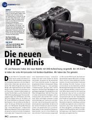 VIDEOAKTIV: Die neuen UHD-Minis (Ausgabe: 3)
