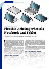 com! professional: Flexible Arbeitsgeräte als Notebook und Tablet (Ausgabe: 6)