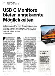 MAC LIFE: USB-C-Monitore bieten ungekannte Möglichkeiten (Ausgabe: 7)