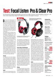 Beat: Focal Listen Pro & Clear Pro (Ausgabe: 9)