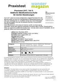 Wandermagazin: Halbhohe Multifunktionsschuhe für leichte Wanderungen (Ausgabe: Nr. 196 (September/Oktober 2017))