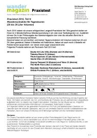 Wandermagazin: Praxistest 2016, Teil 6: Wanderrucksäcke für Tagestouren (20 bis 26 Liter Volumen) (Ausgabe: Nr. 191 (November/Dezember 2016))