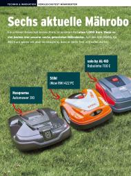 selber machen: Sechs aktuelle Mähroboter im Test (Ausgabe: 7)