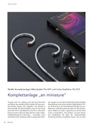 HIFI-STARS: Mobile Komplettanlage HiRes-Spieler Fiio M11 und In-Ear Kopfhörer Fiio FH7 (Ausgabe: Nr. 44 (September-November 2019))