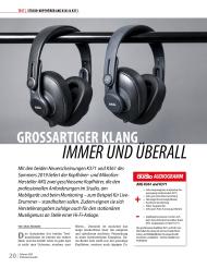 professional audio: Großartiger Klang immer und überall (Ausgabe: 2)
