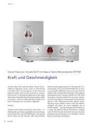 HIFI-STARS: Vincent Tube Line: Vorstufe SA-77 mit Class-A-Hybrid-Monoendstufen SP-T700 (Ausgabe: Nr. 45 (Dezember 2019 - Februar 2020))