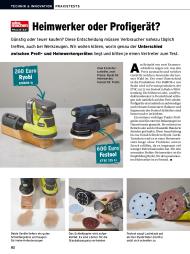 selber machen: Heimwerker oder Profigerät? (Ausgabe: 4)