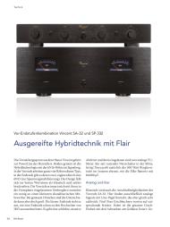HIFI-STARS: Vor-Endstufenkombination Vincent SA-32 und SP-332 (Ausgabe: Nr. 47 (Juni-August 2020))