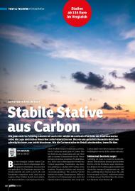 DigitalPHOTO: Stabile Stative aus Carbon (Ausgabe: 4)