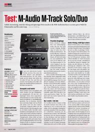 Beat: M-Audio M-Track Solo/Duo (Ausgabe: 5)