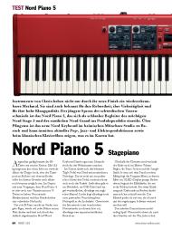 OKEY: Nord Piano 5 (Ausgabe: Nr. 161 (Juli/August 2021))