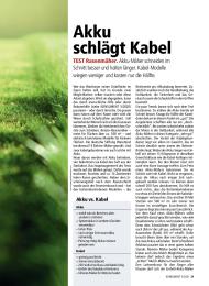 Konsument: Akku schlägt Kabel (Ausgabe: 5)