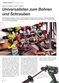 Heimwerker Praxis: Universalisten zum Bohren und Schrauben (Ausgabe: 6)