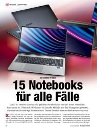 PC Magazin/PCgo: 15 Notebooks für alle Fälle (Ausgabe: 12)