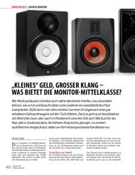 professional audio: ‚Kleines‘ Geld, großer Klang - was bieten die Monitor-Mittelklasse? (Ausgabe: 10)