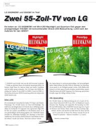 Heimkino: Zwei 55-Zoll-TV von LG (Ausgabe: 5)