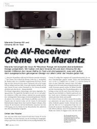 Heimkino: Die AV-Receiver Crème von Marantz (Ausgabe: 1)