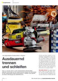 Heimwerker Praxis: Ausdauernd trennen und schleifen (Ausgabe: 1)