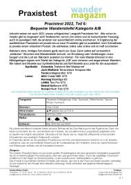 Wandermagazin: Praxistest: Bequemwanderstiefel Kategorie A/B (Ausgabe: Nr. 216 (Herbst 2022))