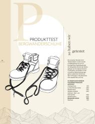 Wanderlust: Produkttest Bergwanderschuhe (Ausgabe: 7)