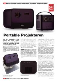 HiFi Test: Portable Projektoren (Ausgabe: 3)