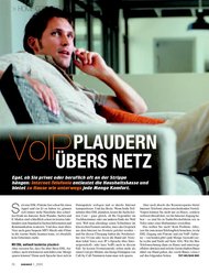 connect: „VoIP Plaudern übers Netz“ - VoIP-Anbieter (Ausgabe: 1)