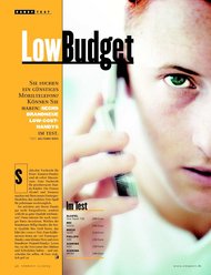 connect: Low Budget (Ausgabe: 11)