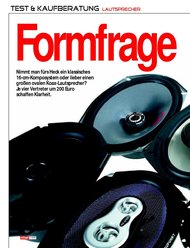 autohifi: „Formfrage“ - 16 cm-Komponenten-Lautsprecher (Ausgabe: 7)