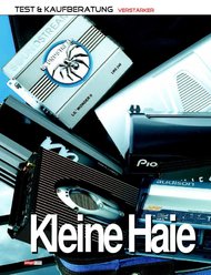 autohifi: „Kleine Haie“ - Vierkanal-Verstärker (Ausgabe: 6)